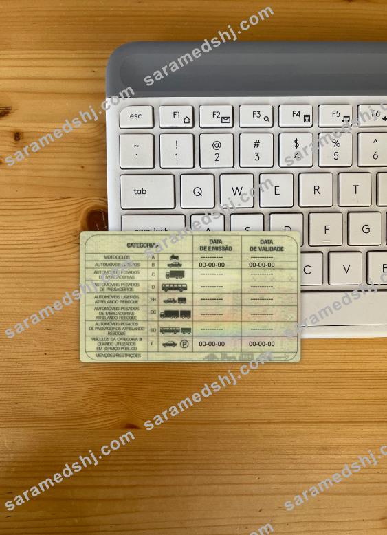 Cabo Verde driving license photolook back